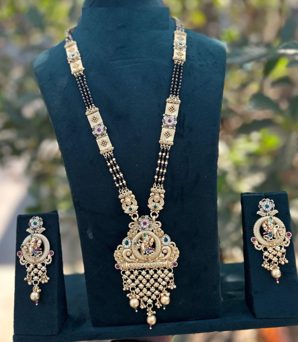 Long MangalSutra Style Necklace